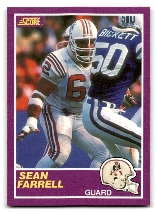 1989 Score Supplemental #402S Sean Farrell - Football Card Single