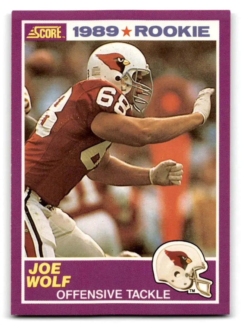 1989 Score Supplemental #439S Joe Wolf - Football Card Single