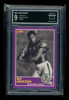1989 Score Supplemental Bo Jackson #384S Football Arena Club 9