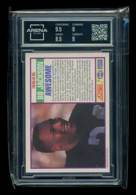 1989 Score Supplemental Bo Jackson #384S Football Arena Club 9