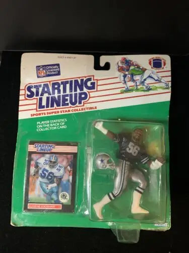 1989 Starting Lineup Football Eugene Lockhart Cowboys Figure Helmet Rare Collectible