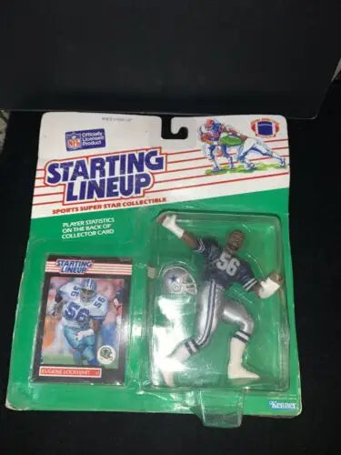 1989 Starting Lineup Football Eugene Lockhart sealed Cowboys figure helmet collectible