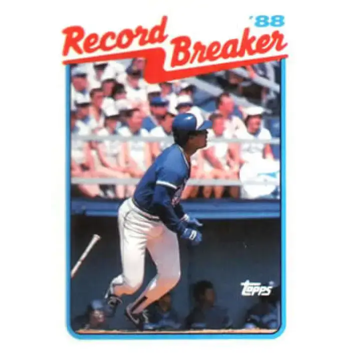1989 Topps #1 George Bell RB NM-MT Toronto Blue Jays Baseball Card - Baseball Card Single
