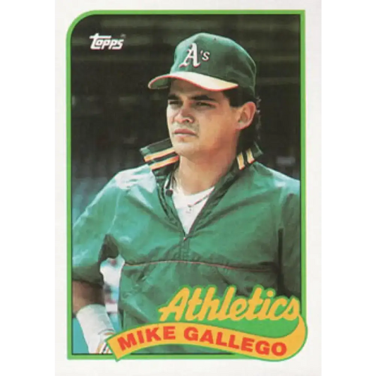 1989 Topps #102 Mike Gallego NM-MT Oakland Athletics Baseball Card