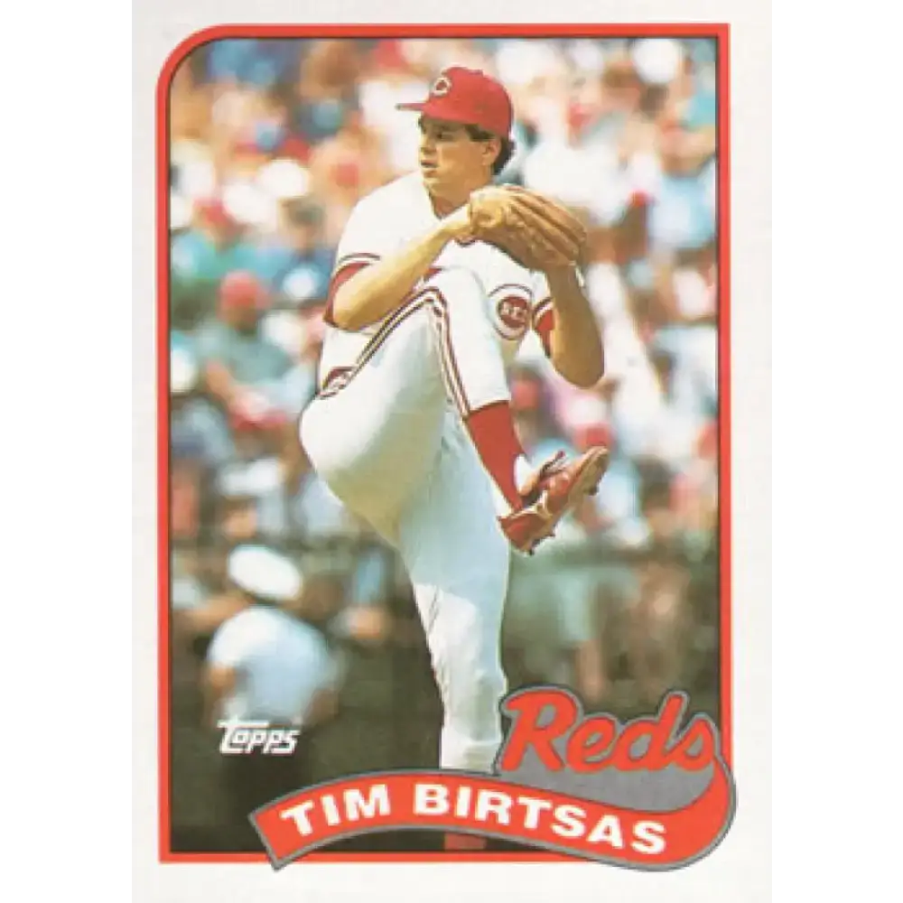 1989 Topps #103 Tim Birtsas NM-MT Cincinnati Reds Baseball Card - Baseball Card Single
