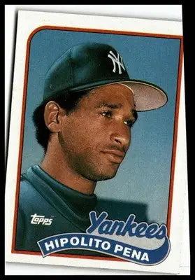 1989 Topps #109 Hipolito Pena Collector’s Edition (Tiffany) - Baseball Card Single