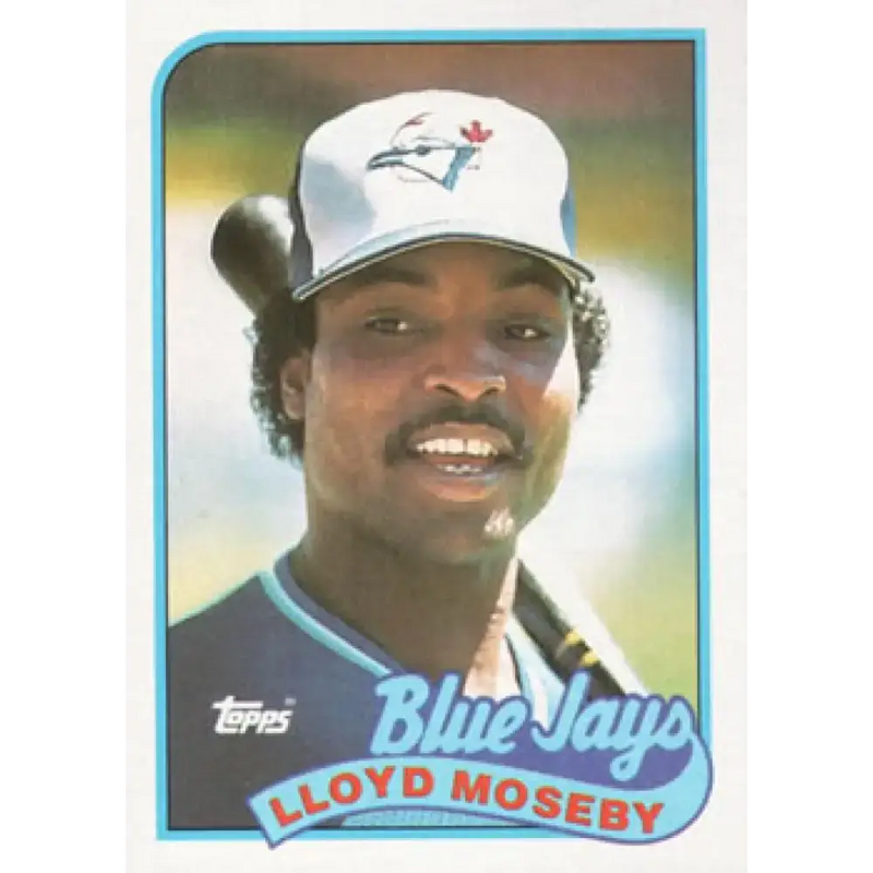 1989 Topps #113 Lloyd Moseby NM-MT Toronto Blue Jays Baseball Card - Baseball Card Single