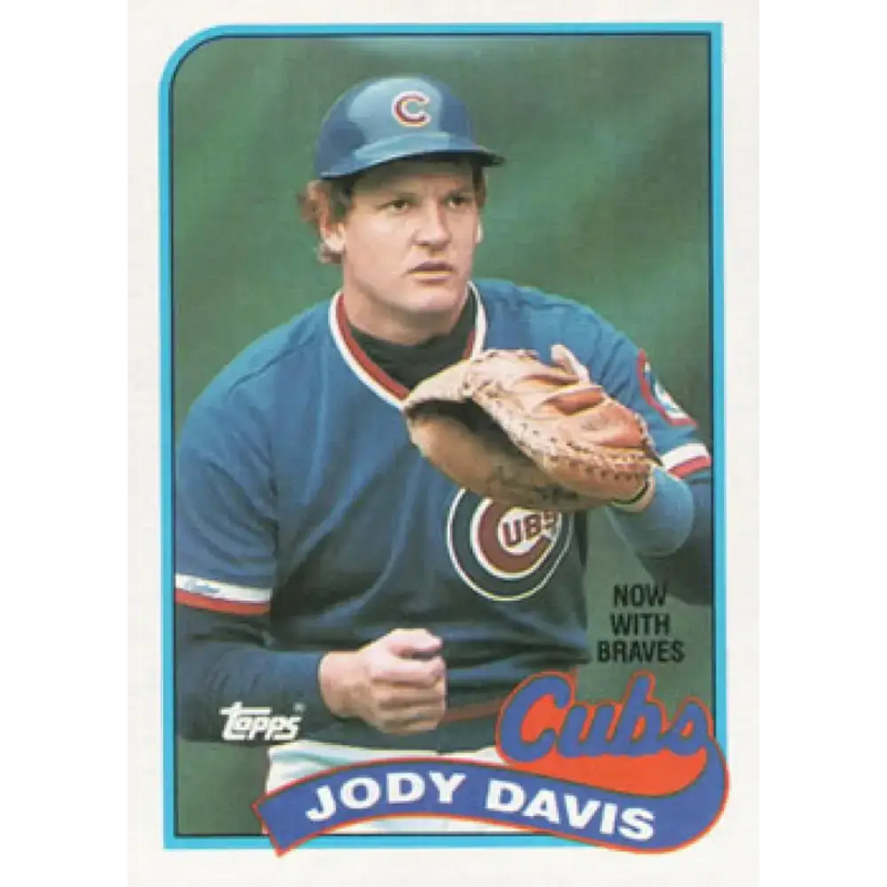 1989 Topps #115 Jody Davis NM-MT Chicago Cubs Baseball Card - Baseball Card Single