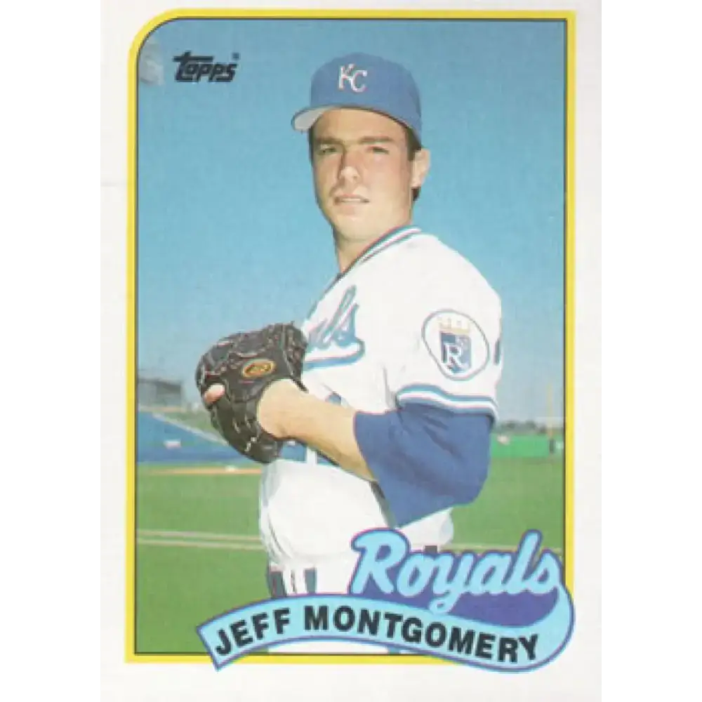 1989 Topps #116 Jeff Montgomery NM-MT Kansas City Royals Baseball Card - Baseball Card Single