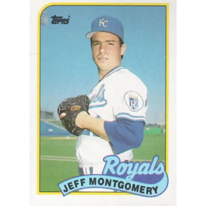 1989 Topps #116 Jeff Montgomery NM-MT Kansas City Royals Baseball Card - Baseball Card Single