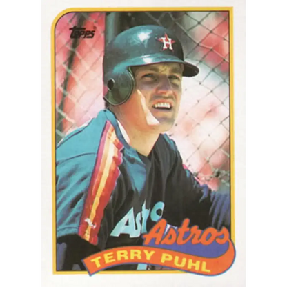 1989 Topps #119 Terry Puhl NM-MT Houston Astros Baseball Card