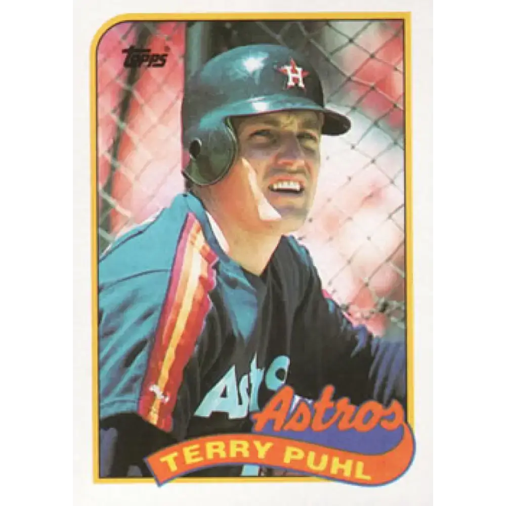 1989 Topps #119 Terry Puhl NM-MT Houston Astros Baseball Card - Baseball Card Single