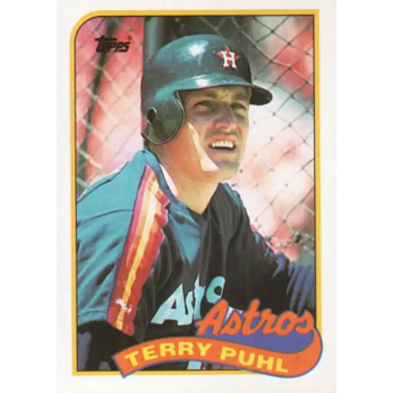 1989 Topps #119 Terry Puhl NM-MT Houston Astros Baseball Card - Baseball Card Single
