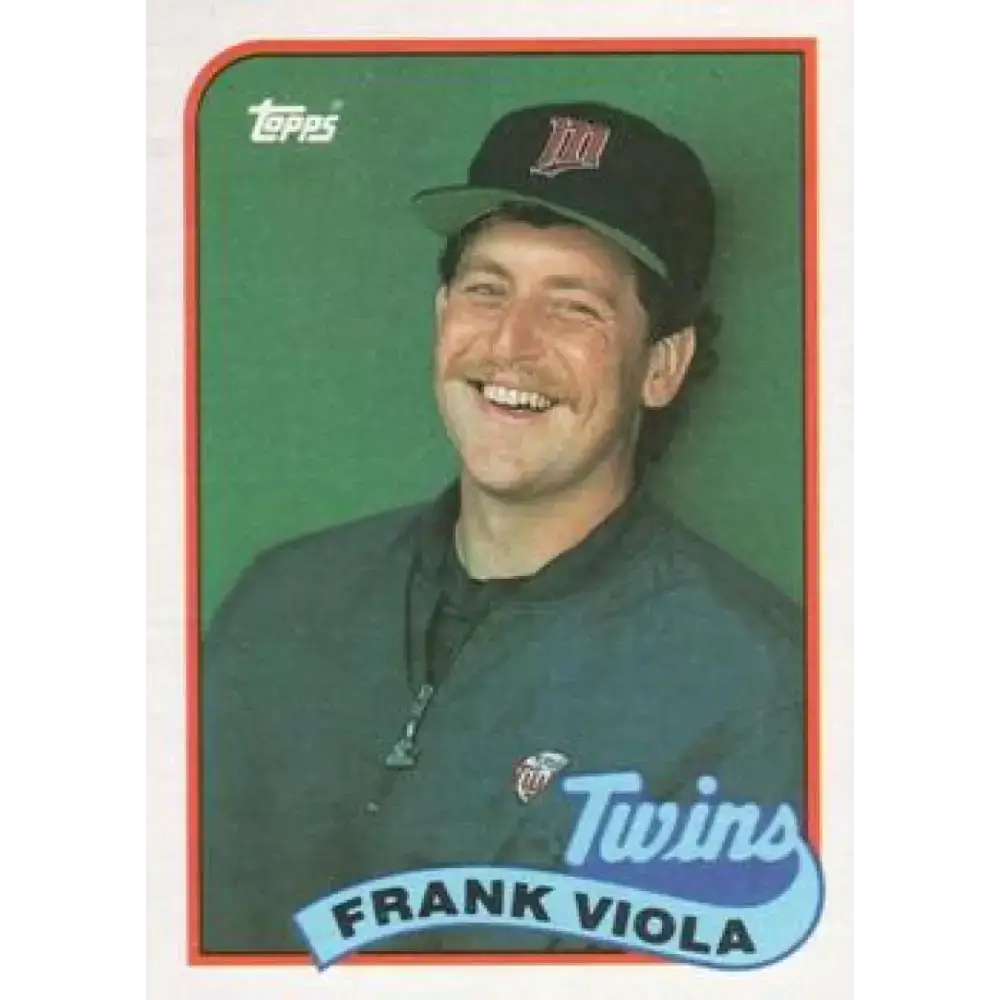 1989 Topps #120 Frank Viola NM-MT Minnesota Twins Baseball Card - Baseball Card Single