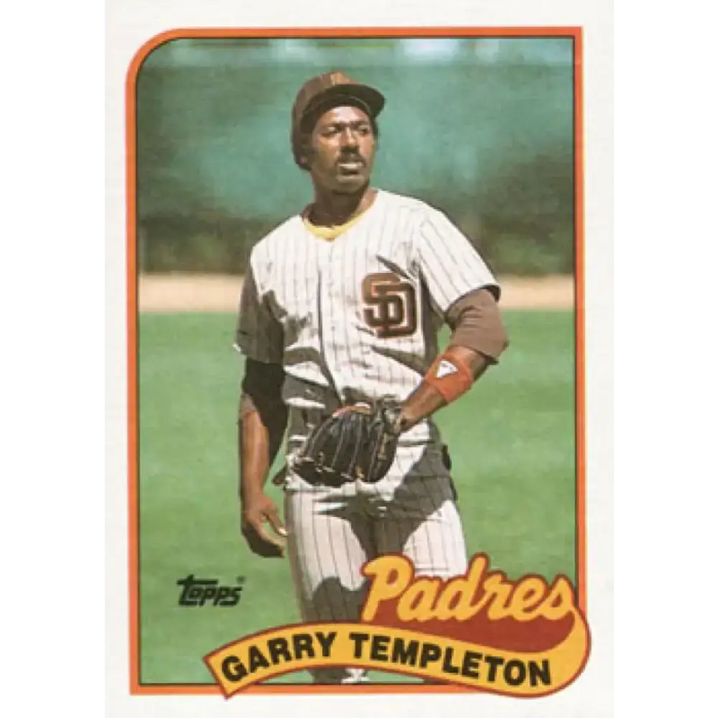 1989 Topps #121 Garry Templeton NM-MT San Diego Padres Baseball Card - Baseball Card Single