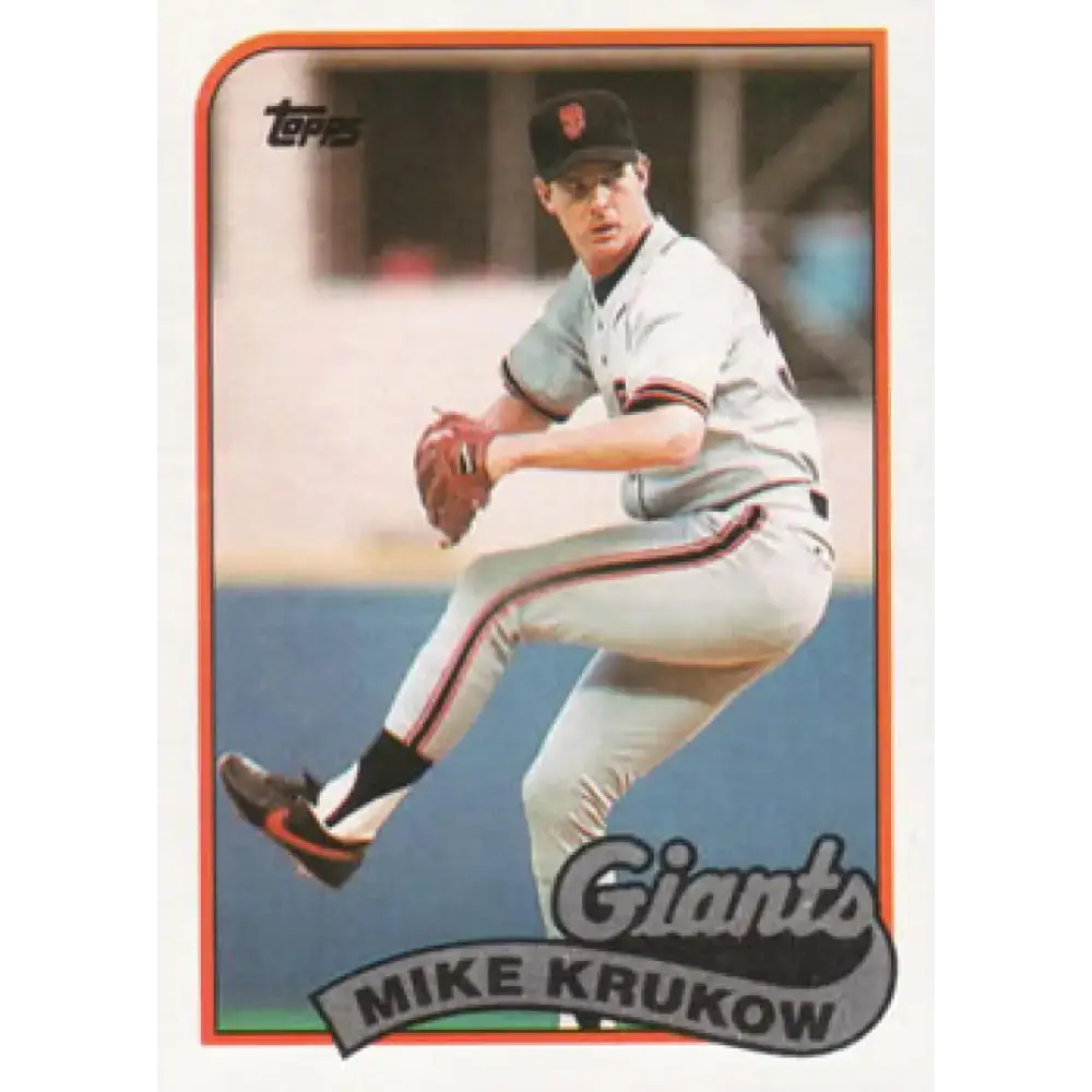 1989 Topps #125 Mike Krukow NM-MT San Francisco Giants Baseball Card