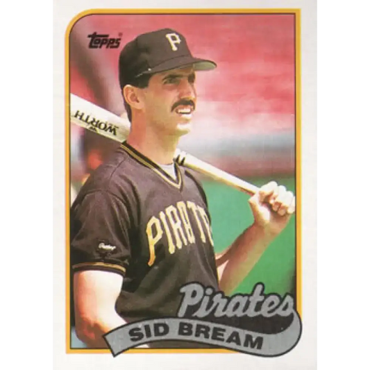 1989 Topps #126 Sid Bream NM-MT Pittsburgh Pirates Baseball Card
