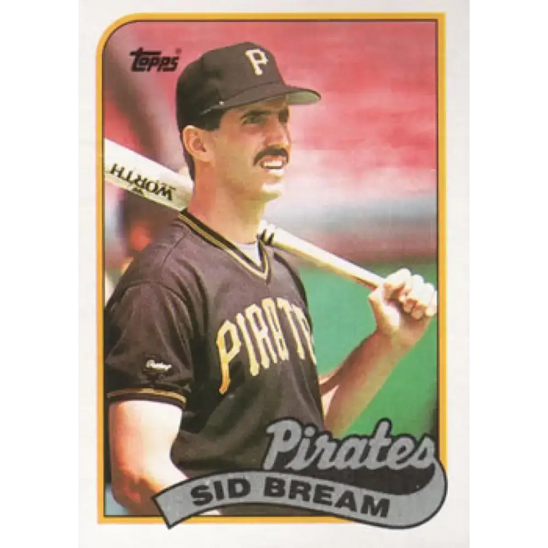 1989 Topps #126 Sid Bream NM-MT Pittsburgh Pirates Baseball Card - Baseball Card Single