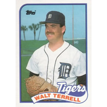 1989 Topps #127 Walt Terrell NM-MT Detroit Tigers Baseball Card