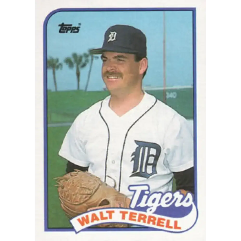 1989 Topps #127 Walt Terrell NM-MT Detroit Tigers Baseball Card - Baseball Card Single