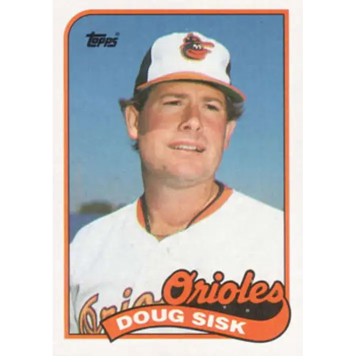 1989 Topps #13 Doug Sisk NM-MT Baltimore Orioles Baseball Card - Baseball Card Single