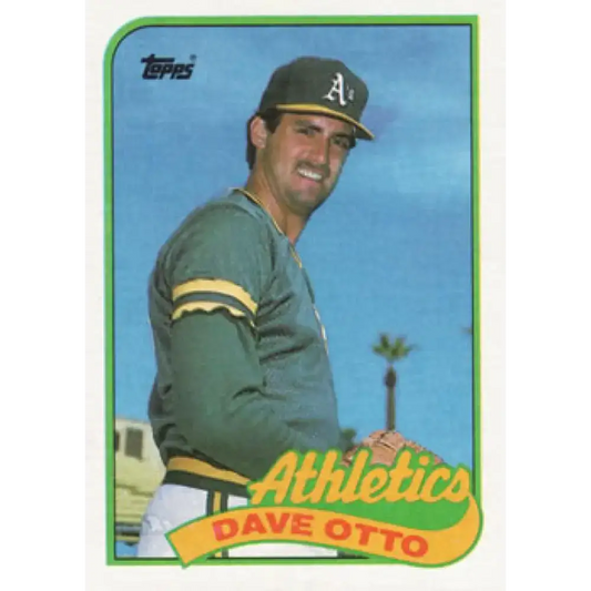 1989 Topps #131 Dave Otto NM-MT Oakland Athletics Baseball Card - Baseball Card Single