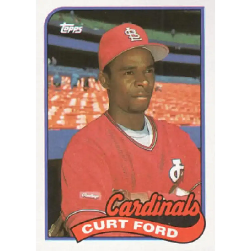 1989 Topps #132 Curt Ford NM-MT St. Louis Cardinals Baseball Card - Baseball Card Single