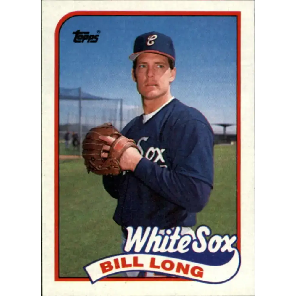 1989 Topps #133 Bill Long NM-MT Chicago White Sox Baseball Card - Baseball Card Single