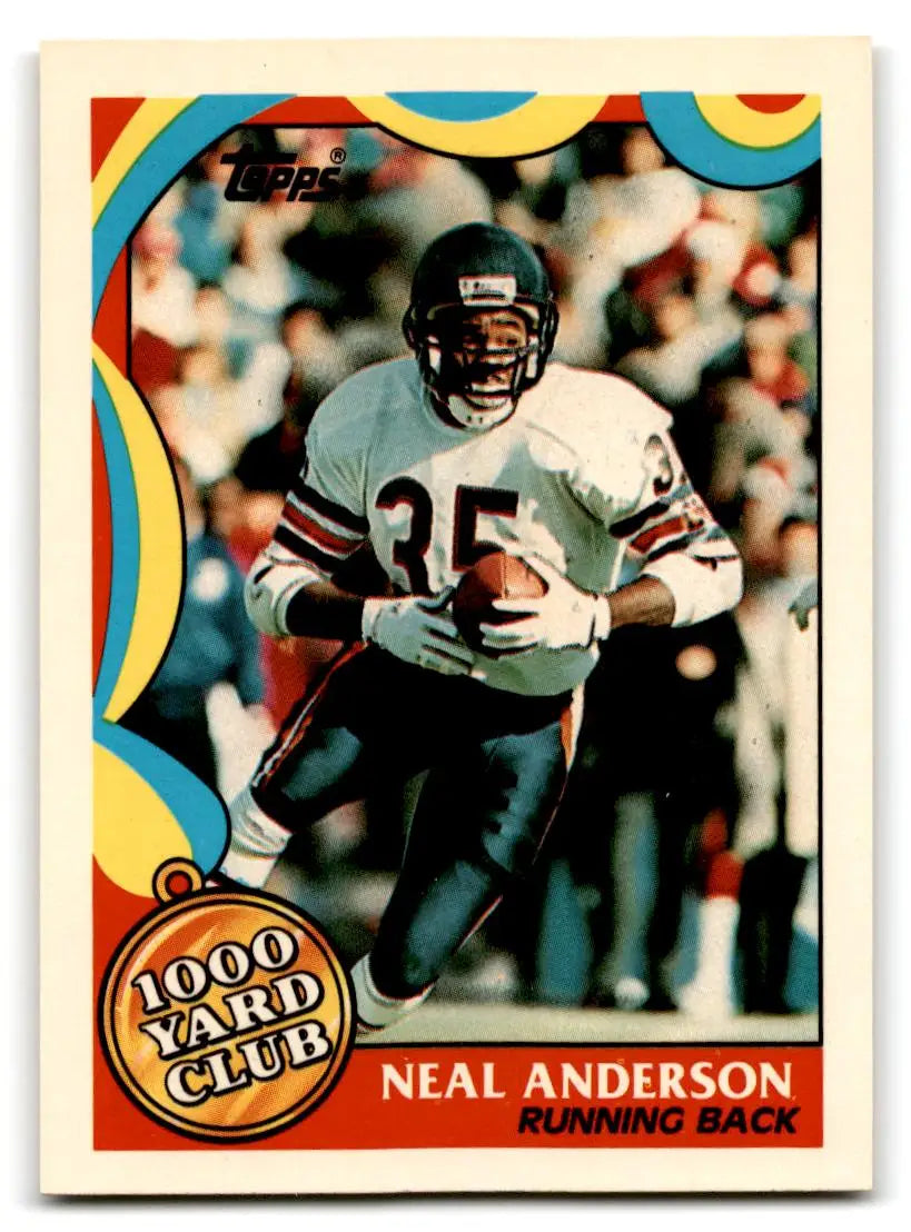 1989 Topps #14 Neal Anderson 1000 Yard Club - Trading Card