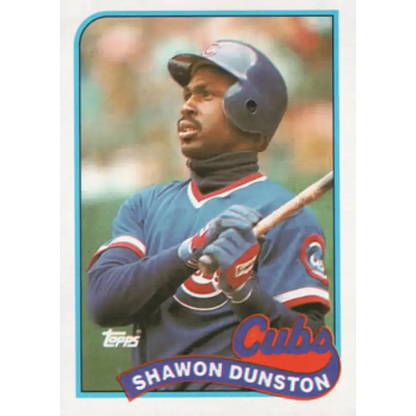 1989 Topps #140 Shawon Dunston NM-MT Chicago Cubs Baseball Card