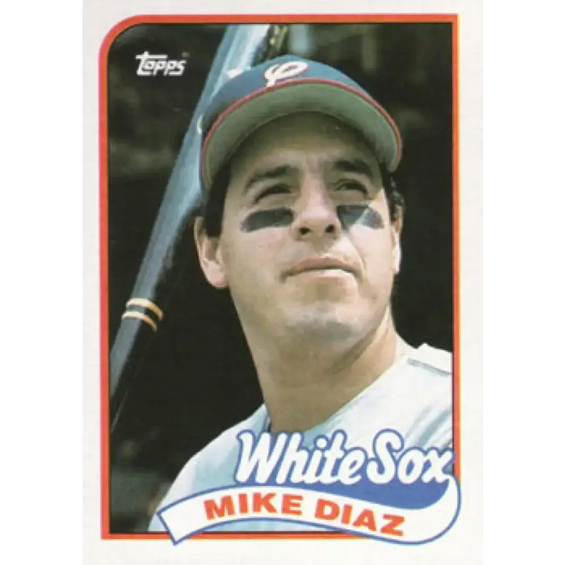 1989 Topps #142 Mike Diaz NM-MT Chicago White Sox Baseball Card - Baseball Card Single