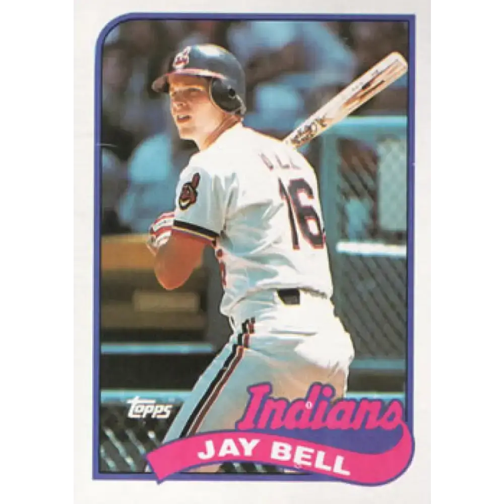 1989 Topps #144 Jay Bell NM-MT Cleveland Indians Baseball Card - Baseball Card Single