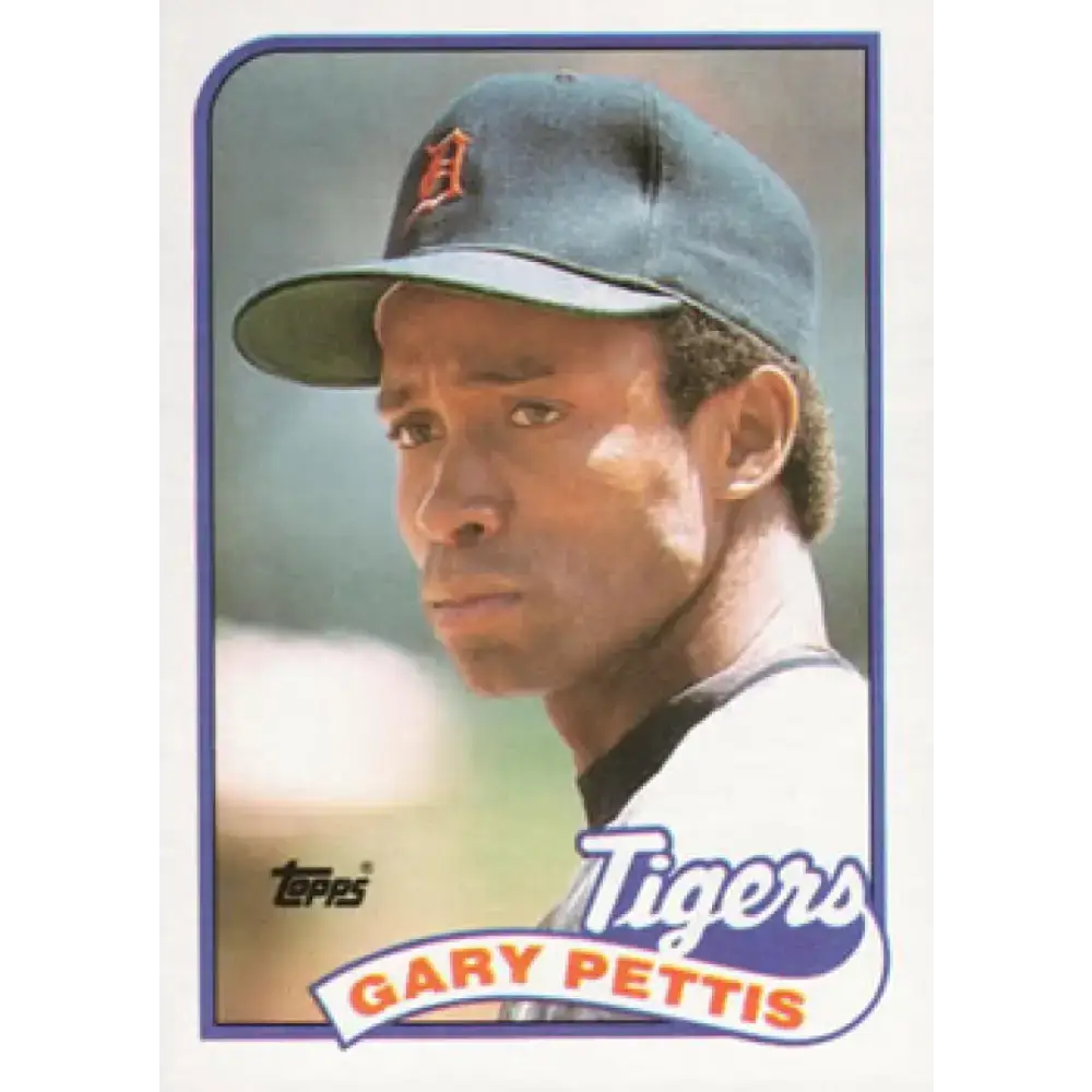 1989 Topps #146 Gary Pettis NM-MT Detroit Tigers Baseball Card - Baseball Card Single