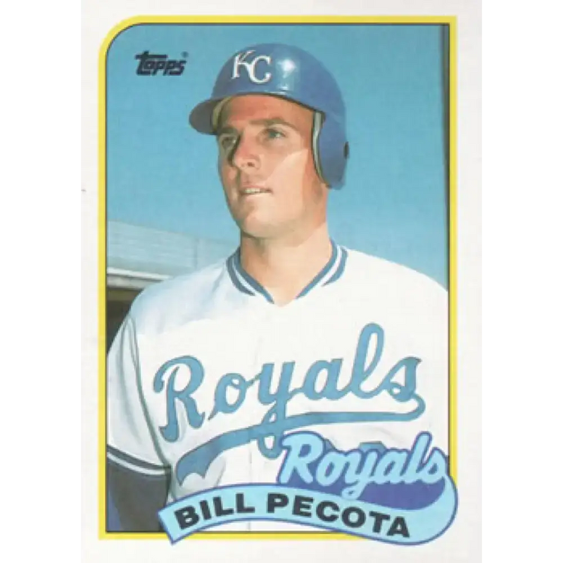 1989 Topps #148 Bill Pecota NM-MT Kansas City Royals Baseball Card - Baseball Card Single