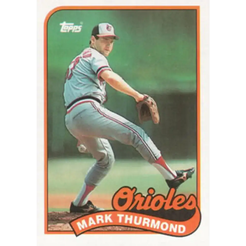 1989 Topps #152 Mark Thurmond NM-MT Baltimore Orioles Baseball Card - Baseball Card Single