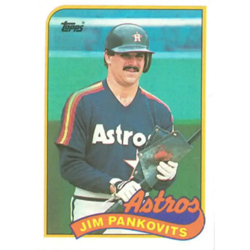 1989 Topps #153 Jim Pankovits NM-MT Houston Astros Baseball Card