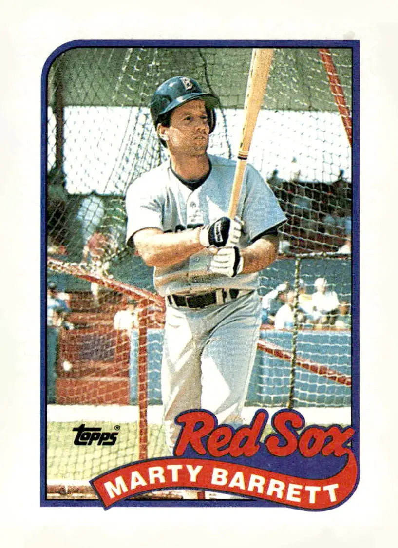 1989 Topps #155 Marty Barrett - Baseball Card Single
