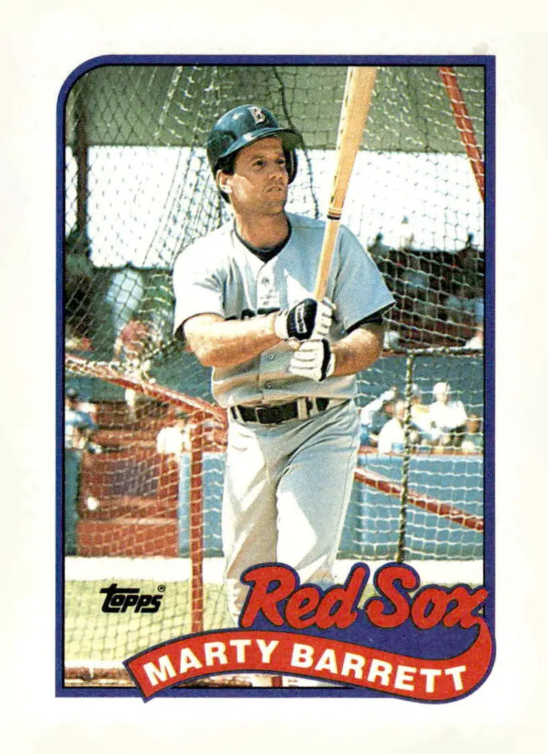 1989 Topps #155 Marty Barrett - Baseball Card Single