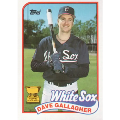 1989 Topps #156 Dave Gallagher NM-MT RC Rookie Chicago White Sox Baseball Card
