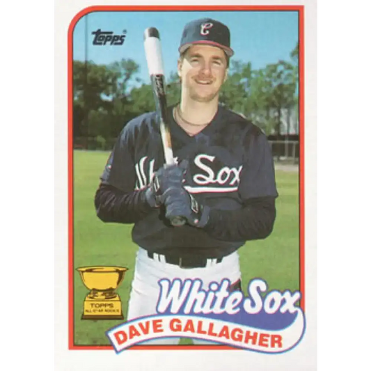 1989 Topps #156 Dave Gallagher NM-MT RC Rookie Chicago White Sox Baseball Card