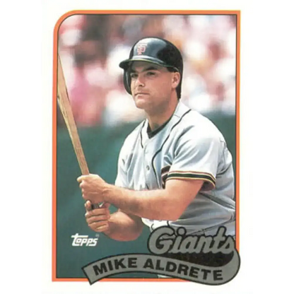 1989 Topps #158 Mike Aldrete NM-MT San Francisco Giants Baseball Card