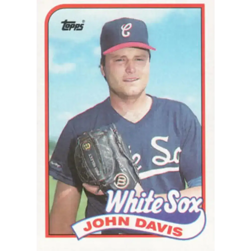 1989 Topps #162 John Davis NM-MT Chicago White Sox Baseball Card - Baseball Card Single