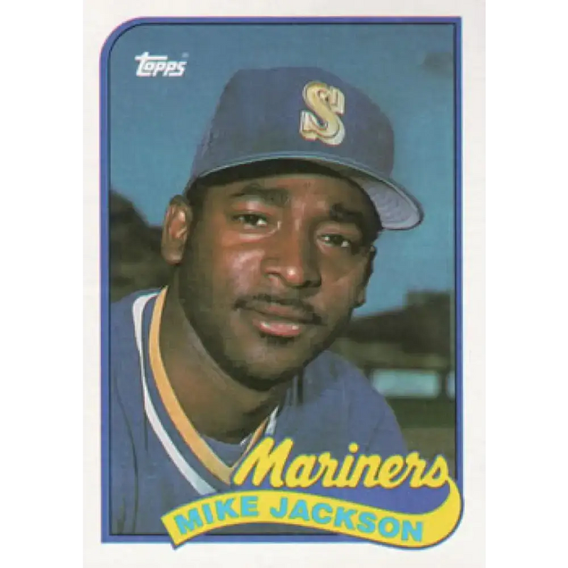 1989 Topps #169 Mike Jackson NM-MT Seattle Mariners Baseball Card - Baseball Card Single