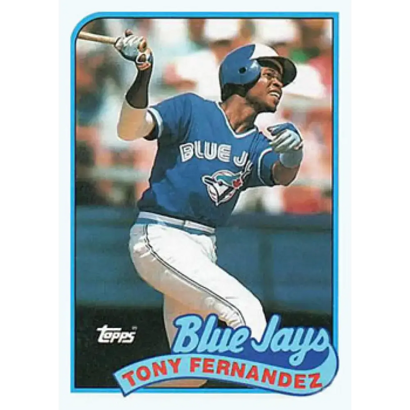 1989 Topps #170 Tony Fernandez NM-MT Toronto Blue Jays Baseball Card - Baseball Card Single