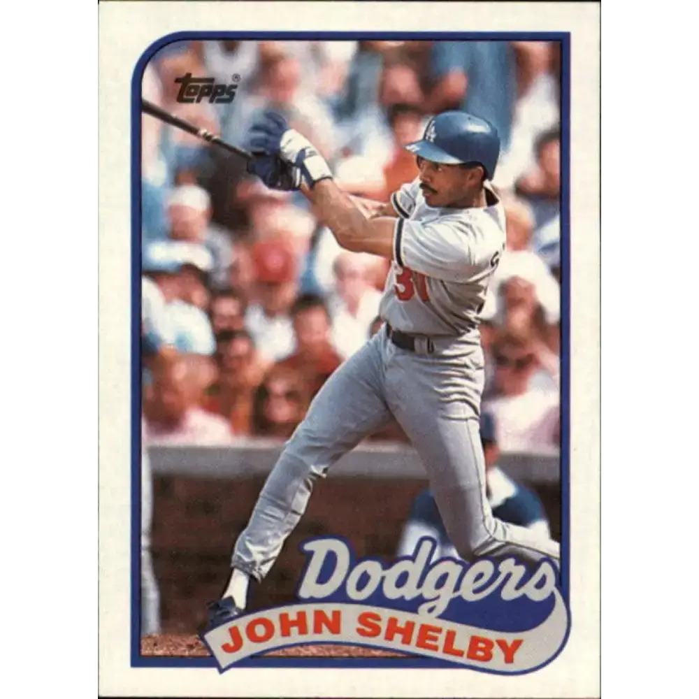1989 Topps #175 John Shelby NM-MT Los Angeles Dodgers Baseball Card