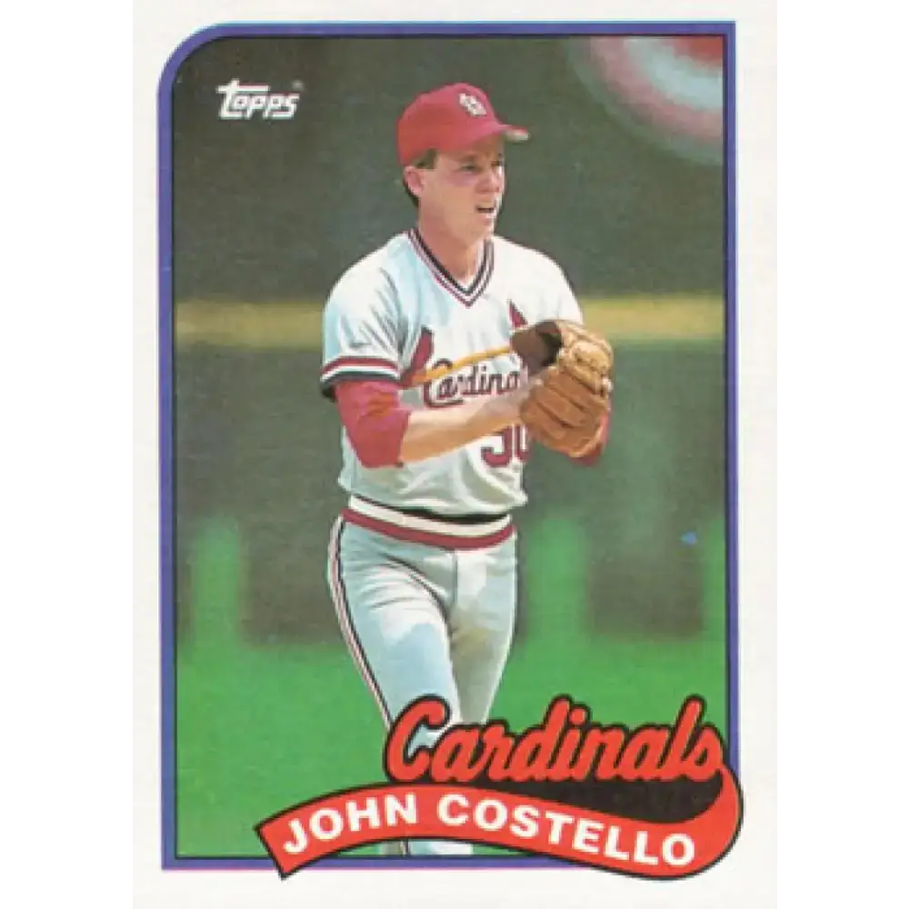 1989 Topps #184 John Costello NM-MT St. Louis Cardinals Baseball Card - Baseball Card Single