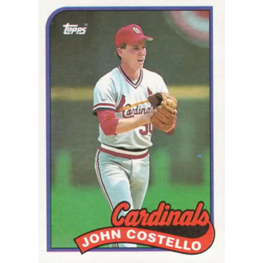 1989 Topps #184 John Costello NM-MT St. Louis Cardinals Baseball Card - Baseball Card Single