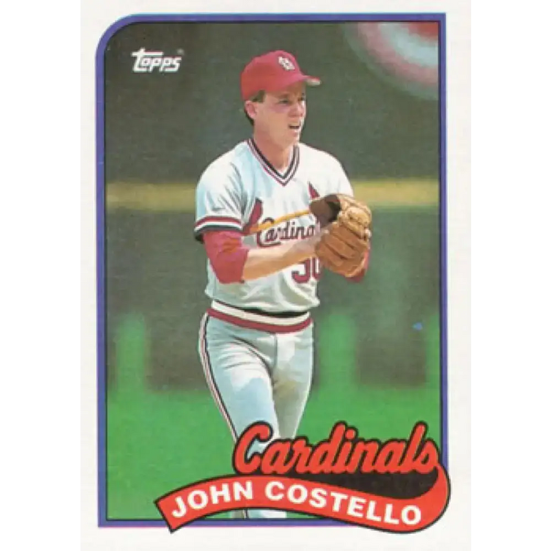 1989 Topps #184 John Costello NM-MT St. Louis Cardinals Baseball Card - Baseball Card Single