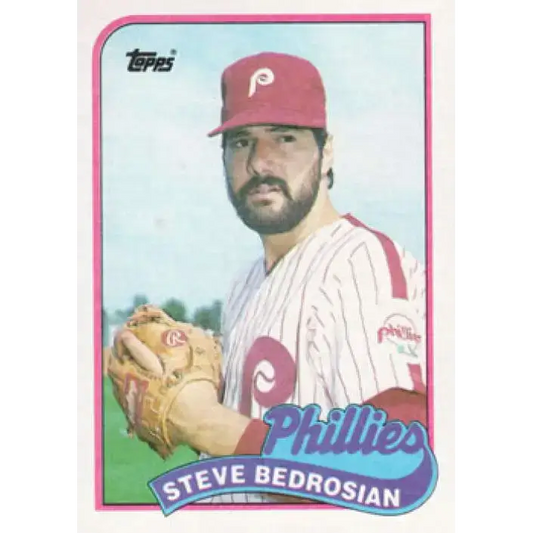 1989 Topps #20 Steve Bedrosian NM-MT Philadelphia Phillies Baseball Card