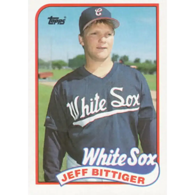 1989 Topps #209 Jeff Bittiger NM-MT RC Rookie Chicago White Sox Baseball Card - Baseball Card Single